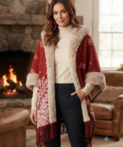 Luxury Hooded Faux Fur Wrap